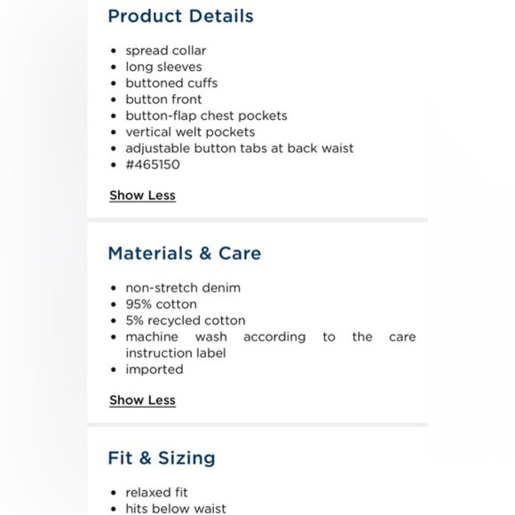 Old Navy Large Jean Jackets Summer Fall Denim Coat Stretch ON Blue Cotton Casual - Picture 4 of 14